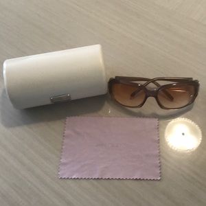 Jimmy Choo sunglasses with the case